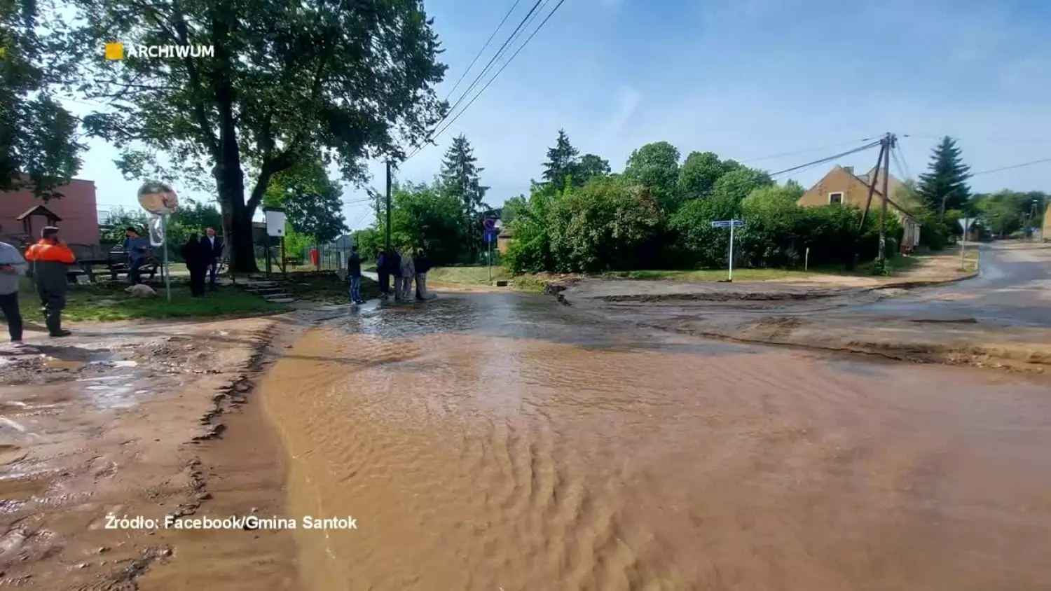 Gmina Santok dostała wsparcie po powodzi