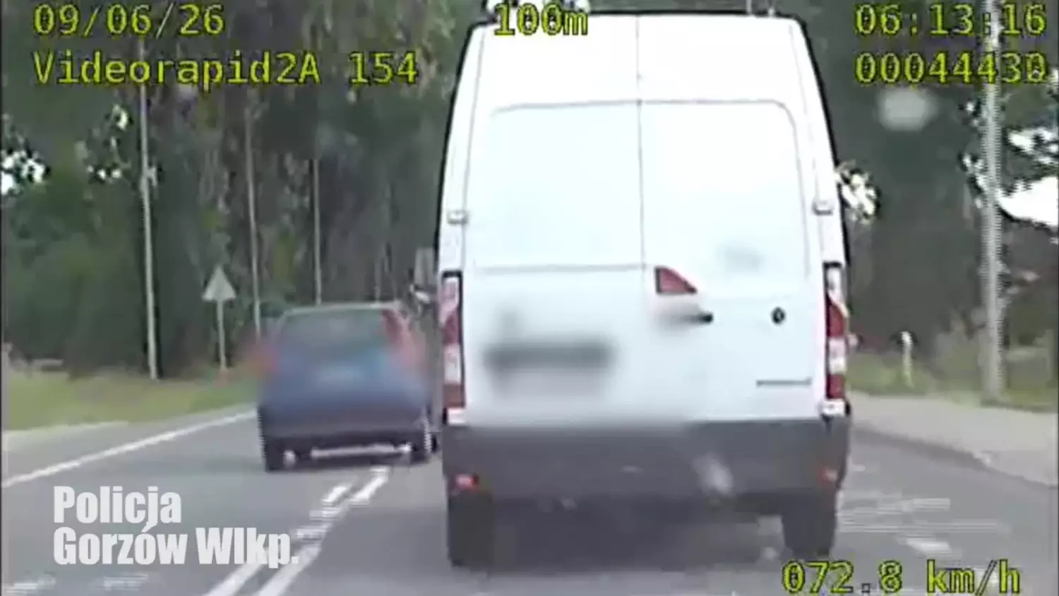 To mogło skończyć się tragedią. Policja pokazała nagranie