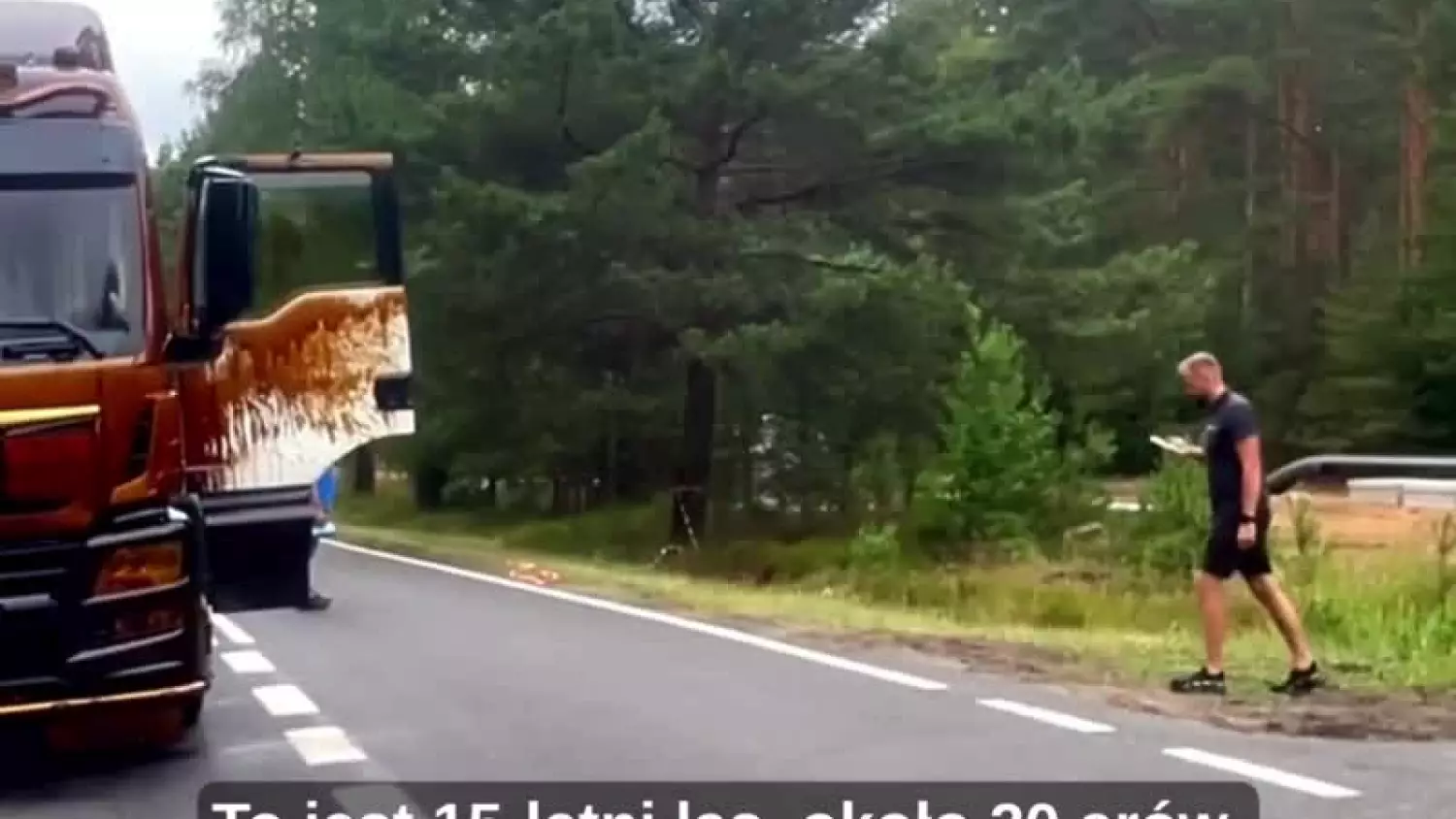 Uszkodzenie rurociągu. Materiał Telewizji Gorzów