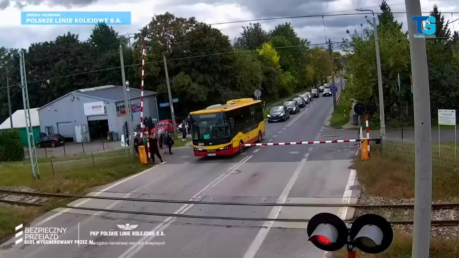 Wypadki na przejazdach kolejowych