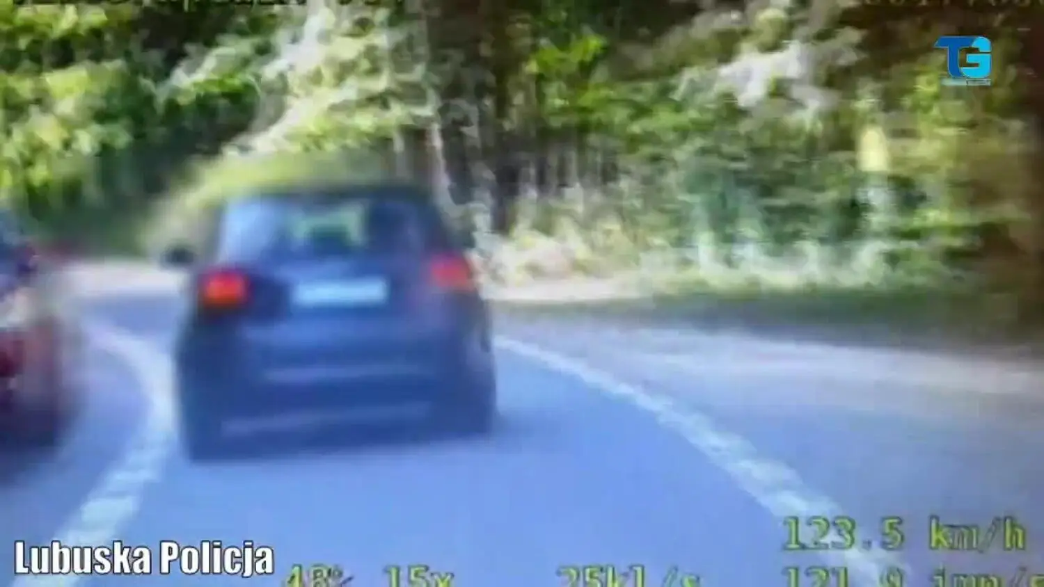 Wcisnął gaz na widok policji